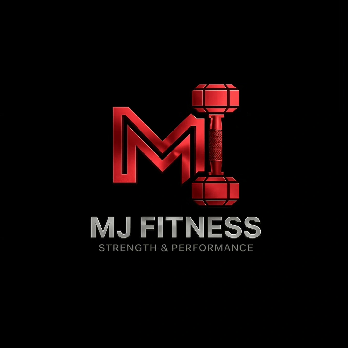 MJ Fitness Gym logo